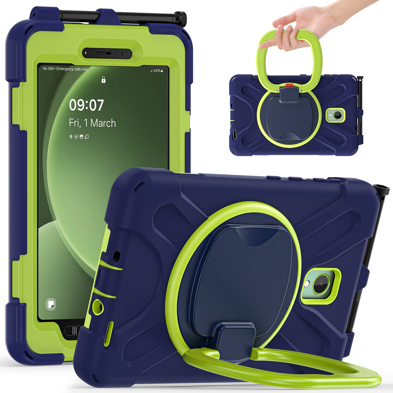 For Samsung Galaxy Tab Active5 SM-X300 Kickstand Case Rugged Shockproof Tablet Cover For Samsung Galaxy Tab Active5 SM-X300 Kickstand Case Rugged Shockproof Tablet Cover